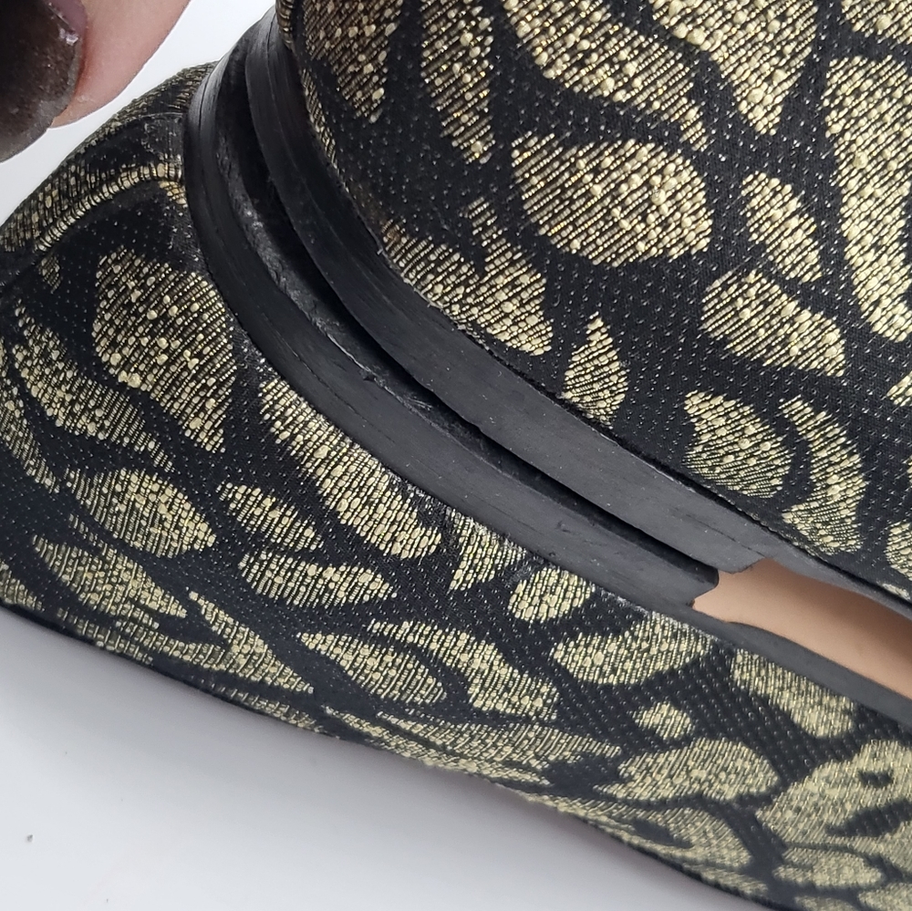 J. Crew Metallic Leopard Jacquard Loafers - Picture 9 of 9